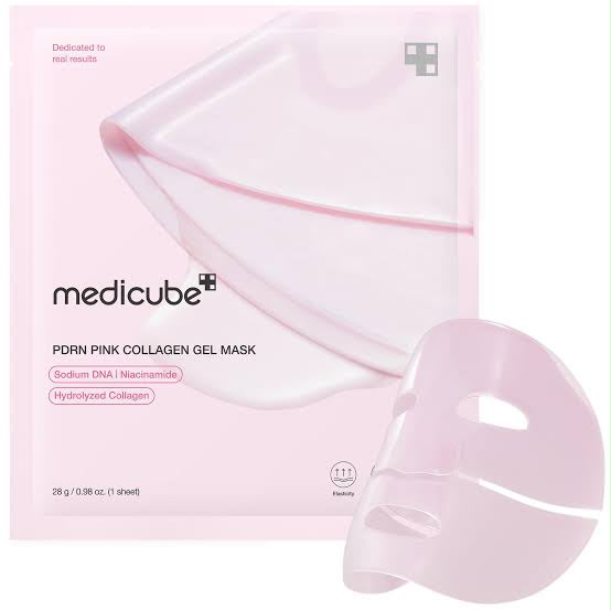 MEDICUBE PDRN Pink Collagen Gel Mask.