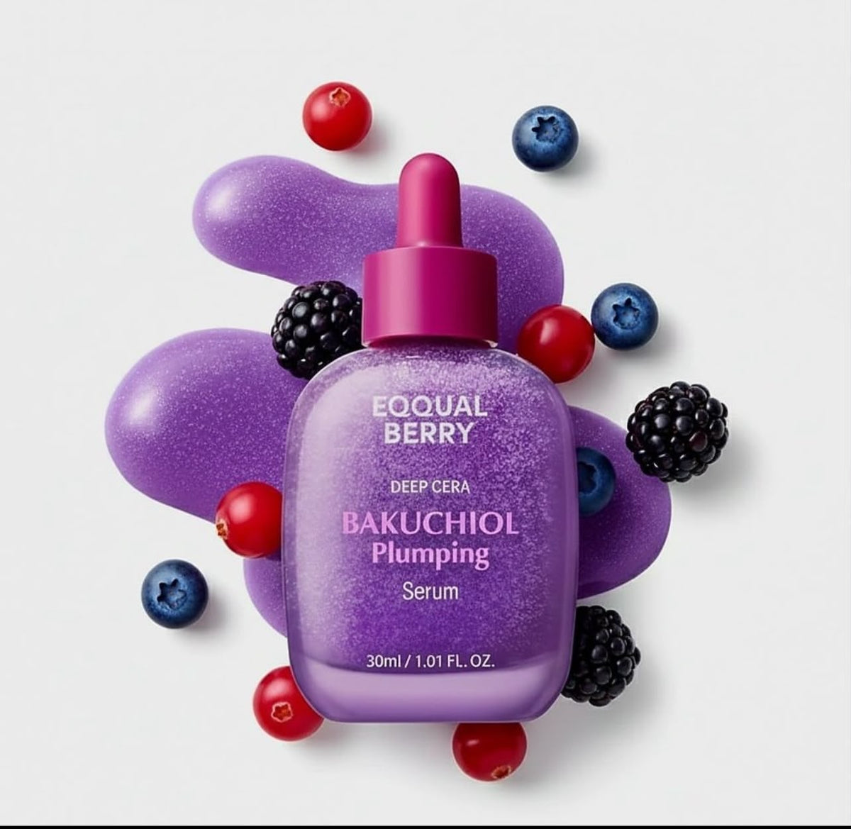 EQQUALBERRY Bakuchiol Plumping Face Serum 30ml.